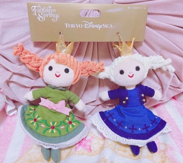 ファンタジースプリングス アナ エルサ アナ雪 ぬいぐるみチャーム