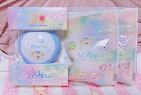 新品未開封 ダッフィー&フレンズ20周年 カラフルパピネス キャンディー袋