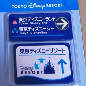 ディズニーリゾート マグネット 看板 デコレーション ロゴ 標識