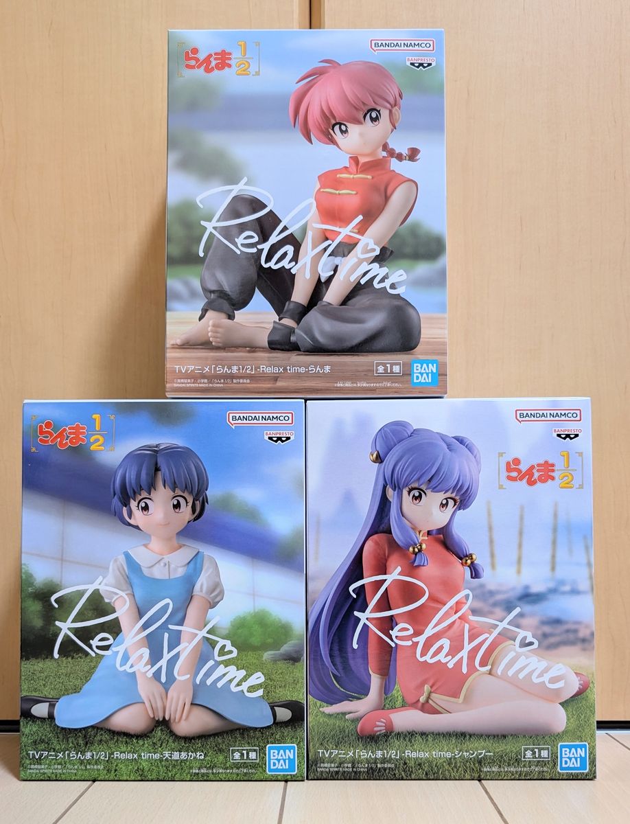 【セット売り特別価格】らんま relaxtime 1/2 フィギュア 3個セット 3個 セット らんま1/2 Relax time フィギュア らんま|Yahoo