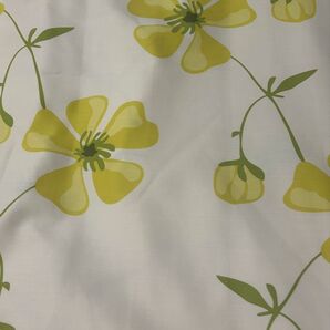 200×200 花柄カーテン2枚セット