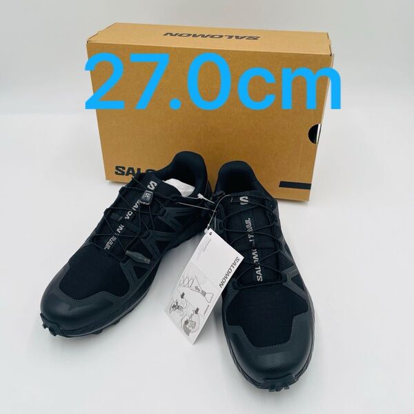 【未使用】SALOMON(サロモン)27.0cm トレイルランニング スピードクロス ピーク ウォータープルーフ) トレラン