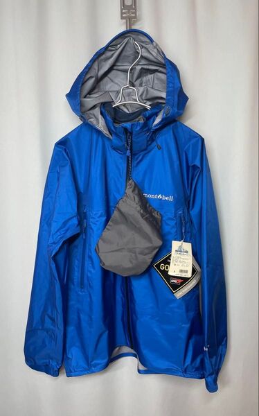【未使用】mont-bell (モンベル)ストームクルーザー デタッチャブル フード Men's ゴアテックス レインウェア S