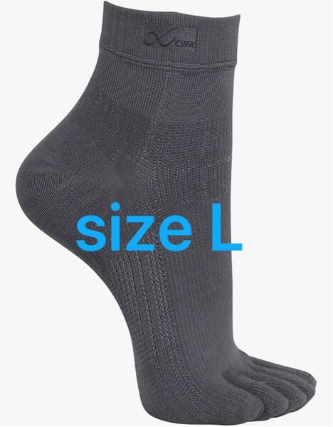 【未使用】CW-X(ワコール)L 5本指ソックス 【UNISEX】 【大谷翔平愛用モデル】 足首サポート ショート BCR610