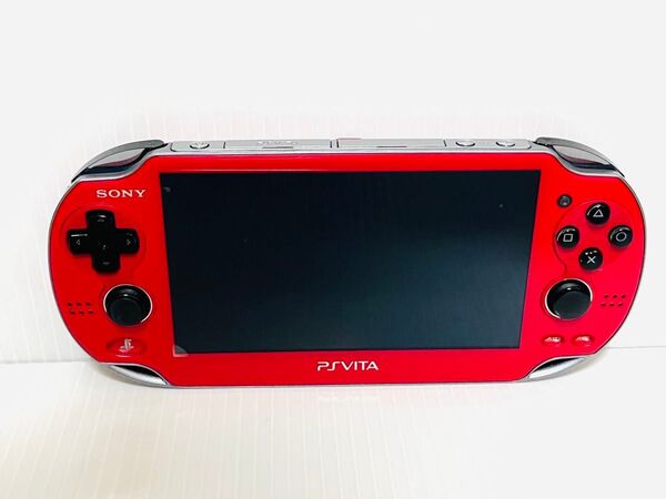 【美品】SONY PlayStation Vita PSVITA コズミックレッド PCH-1000 動作確認済み 初期化済み 2