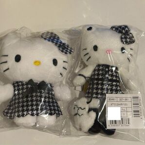 ハローキティ展 マスコットホルダー 千鳥格子 50周年 限定 ファミリーマート限定 完売品
