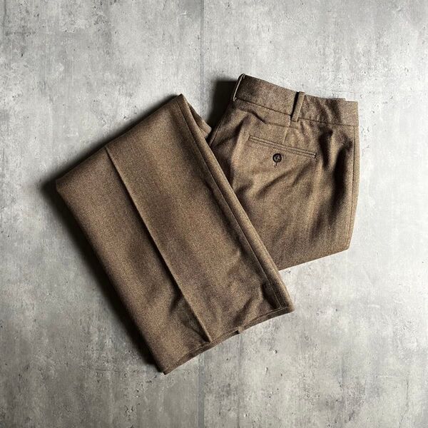 【90s Brooks Brothers】ウールスラックス ツイード生地 vintage