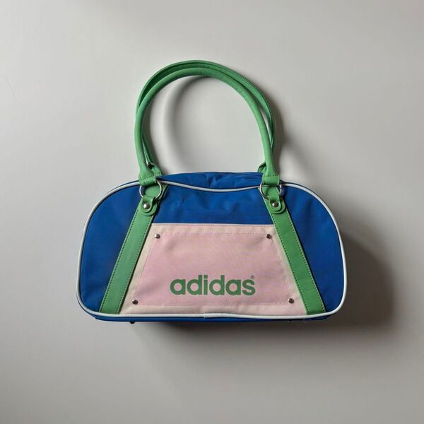 【00s old adidas】ハンドバッグ マルチカラー トレフォイル y2k