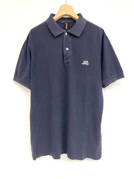 SSZ × Scye サイ Beams SURF&SKATE ビームス ポロシャツ 半袖シャツ 42 ネイビー POLO