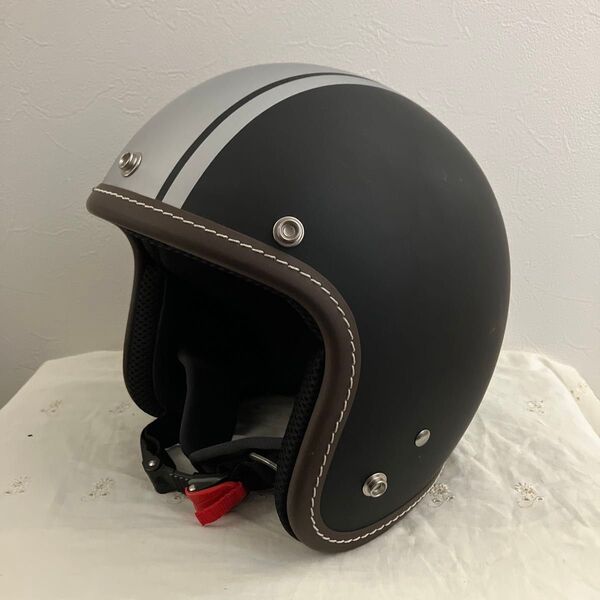 ROMストリートデモ ジェットヘルメット(L)2トーンカラー
