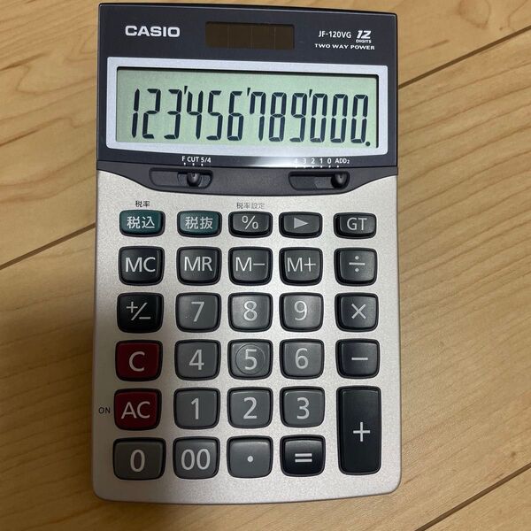 CASIO 電卓 JF-120VG 12桁