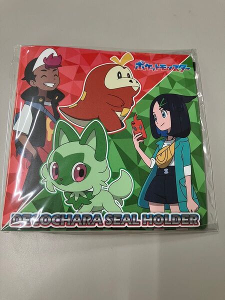新品未開封 ポケモンパン デコキャラ シールホルダー 2023 夏 第一パン ピカチュウ ニャオハ クワッス ホゲータ