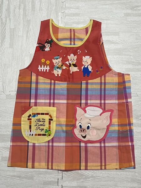 Disney エプロン 保育士 介護士 保育士エプロン キャラクター M-L