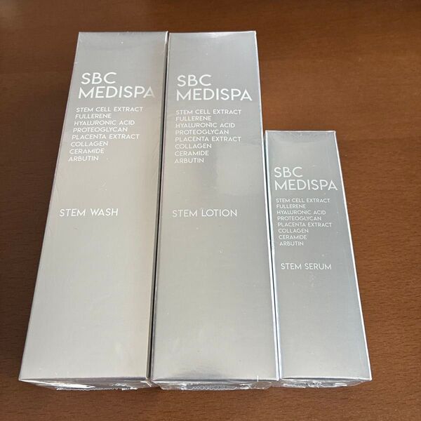 SBC MEDISPA ステムローション ウォッシュ セラム 3点セット