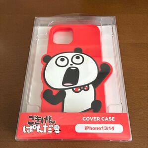ごきげんぱんだ iPhone13/14 スマホケース レッド 新品未使用
