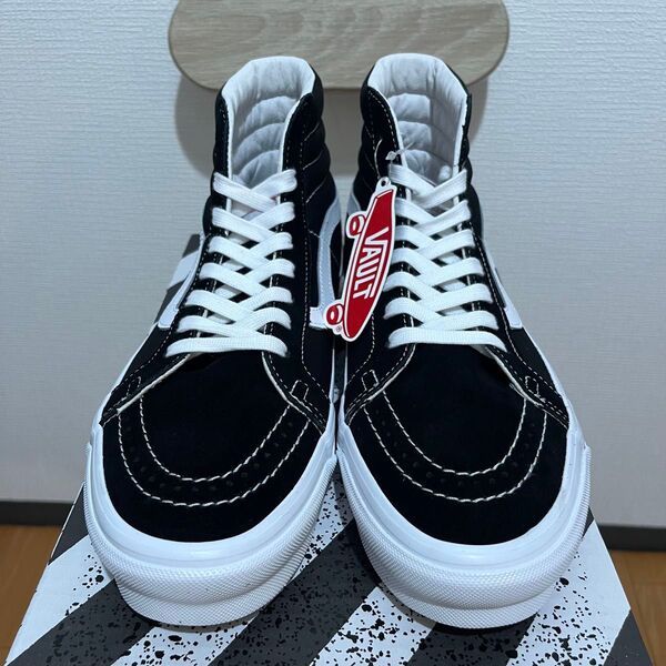 新品未使用! VANS VAULT OG SK8-Hi Lx ブラックホワイト 27.5cm 早い物勝ち!