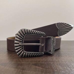 ウエスタンベルト アメカジ ヴィンテージ y2k グランジ ベルト ブラウン