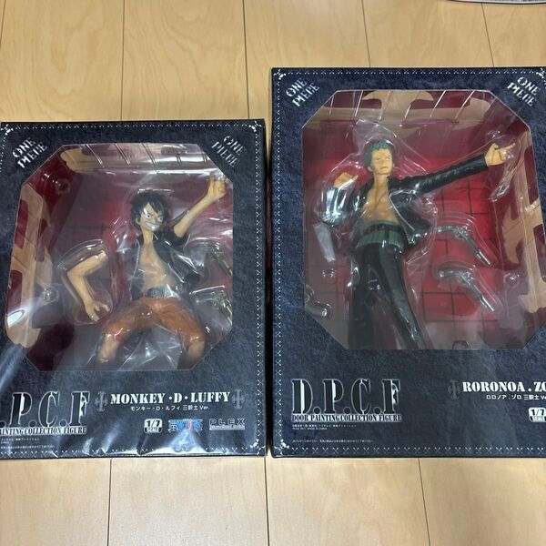 ワンピースONE PIECE 扉絵コレクションフィギュアDPCF三銃士モンキーDルフィ ロロノアゾロ