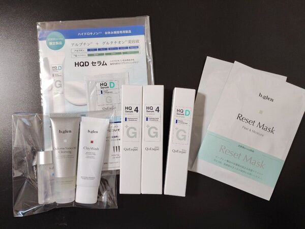 【新品未使用】ビーグレン HQ4セラム 15g ×2本 HQDセラム 15ml×1本 ResetMaskなどなど