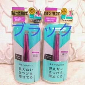 2個ブラック ラッシュアップE 自まつげ際立てタイプ デジャヴュ マスカラ イミュ dejavu