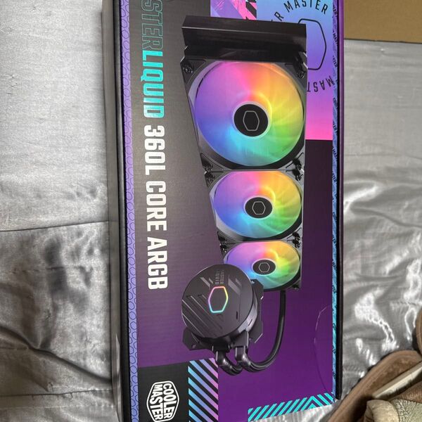 COOLERMASTER masterliquid 360L core ARGB CPUクーラー