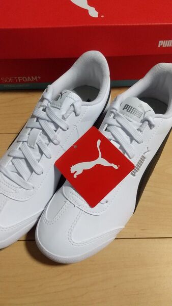 PUMA プーマ チュリーノ FSL スニーカー 白 23.5cm 靴 シューズ ホワイト