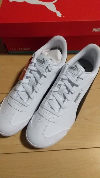 PUMA プーマ チュリーノ FSL スニーカー 白 25.5cm 靴 シューズ ホワイト