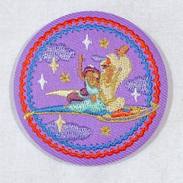 Disney ディズニー 刺繍缶バッジ BANDAI アラジン no.2