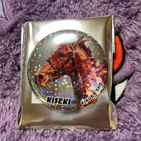 JRA 70周年 メモリアルヒーロー 缶バッジ キセキ