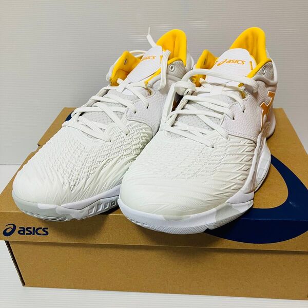 【新品未使用 28.5cm】アシックス アンプレアルス ロー UNPRE ARS LOW WHITE SAFFRON