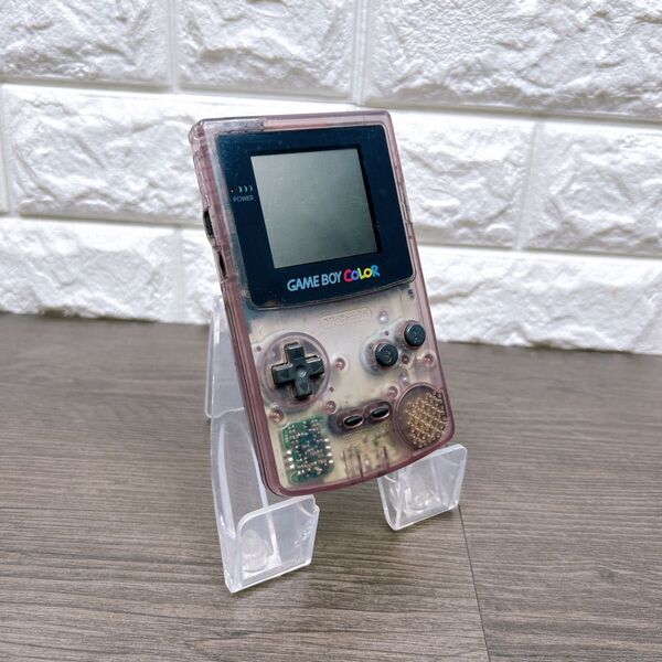 【GBC】ゲームボーイカラー クリアパープル 本体