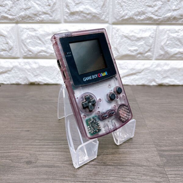 【GBC】ゲームボーイカラー クリアパープル 本体