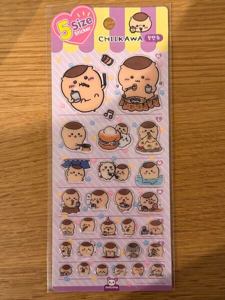 ちいかわ くりまんじゅう 韓国限定 ステッカー 未開封 シール