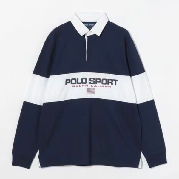 【美品】POLO SPORT RUGBY LS/ ラガーシャツ