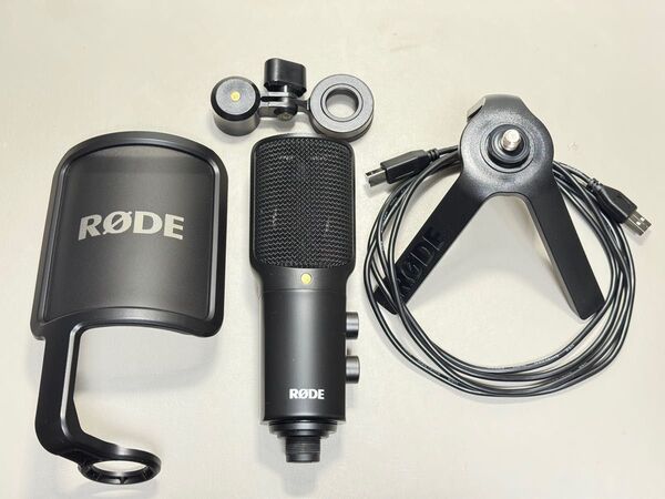 【高音質】RODE NT-USB USB コンデンサーマイクフルセット