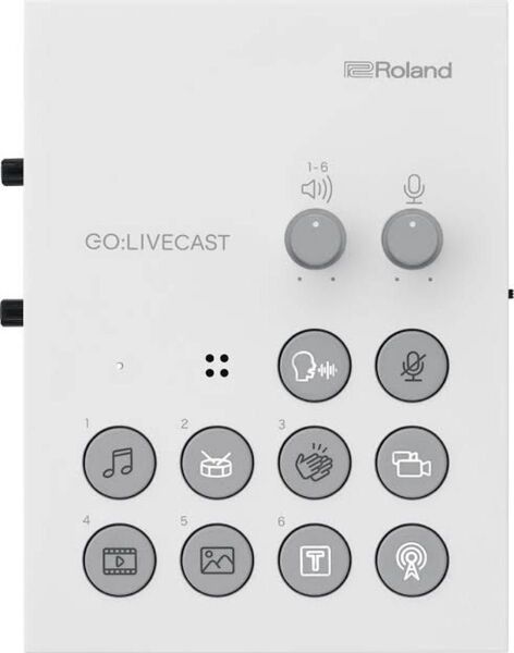 【新品】Roland GO:LIVECAST ライブ配信スタジオ オーディオインターフェース ファンタム電源