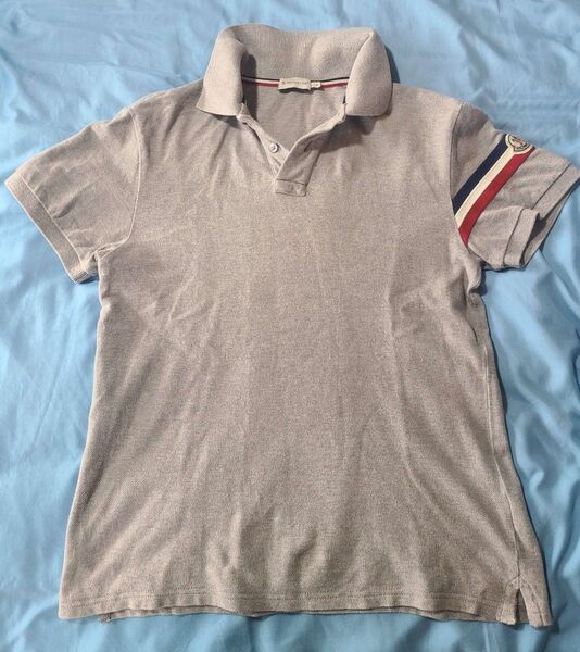 MONCLER ポロシャツ グレー Sサイズ
