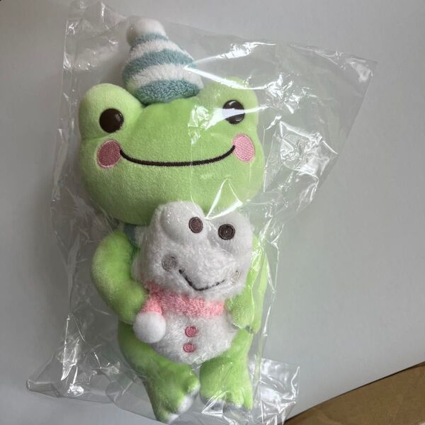 けろけろけろっぴ×かえるのピクルス 雪だるま ぬいぐるみ