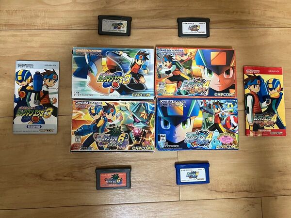 GBA ロックマンエグゼ 各種 ゲームボーイアドバンス