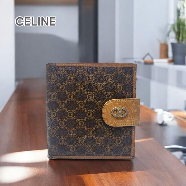 CELINE セリーヌ 二つ折り財布 ヴィンテージ462868