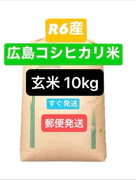 お米 玄米 20kg 広島コシヒカリ