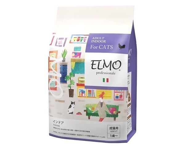 ELMO エルモ 成猫用 キャットフード チキン 2キロ×2袋 賞味期限2026年8月