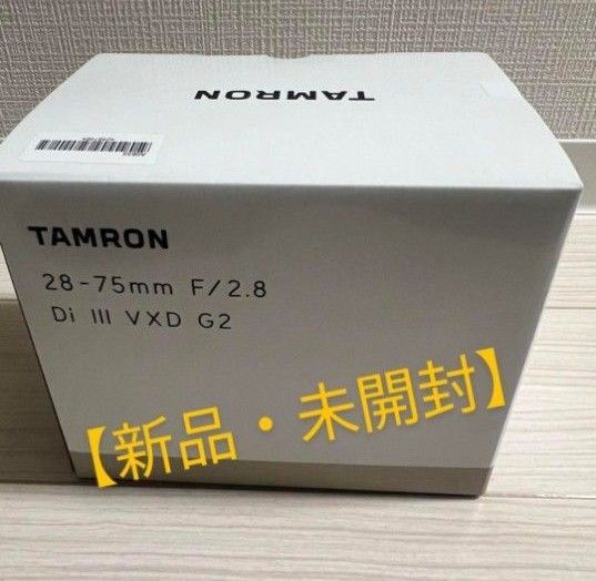 タムロン TAMRON 28-75mm F2.8 Di III VXD G2(Model A063)