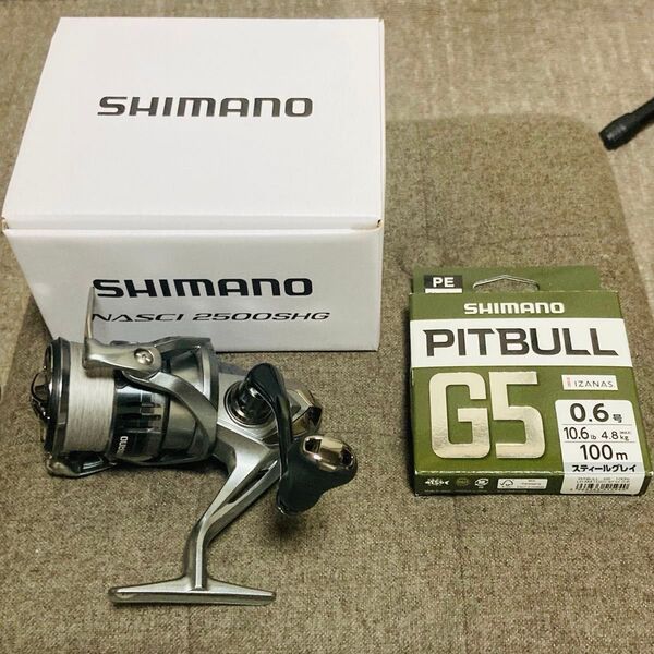 シマノ SHIMANO 21 ナスキー NASCI 2500 SHG バスなど 中古 やや傷有り