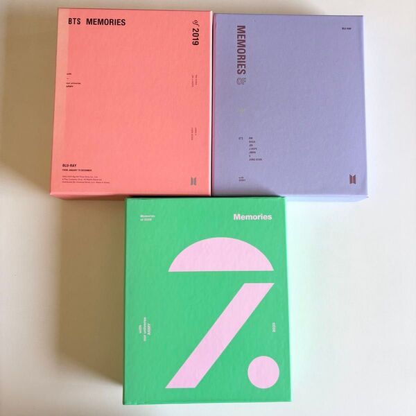 【公式】BTS MEMORIES 2018,2019,2020 ブルーレイ 3セット blu-ray