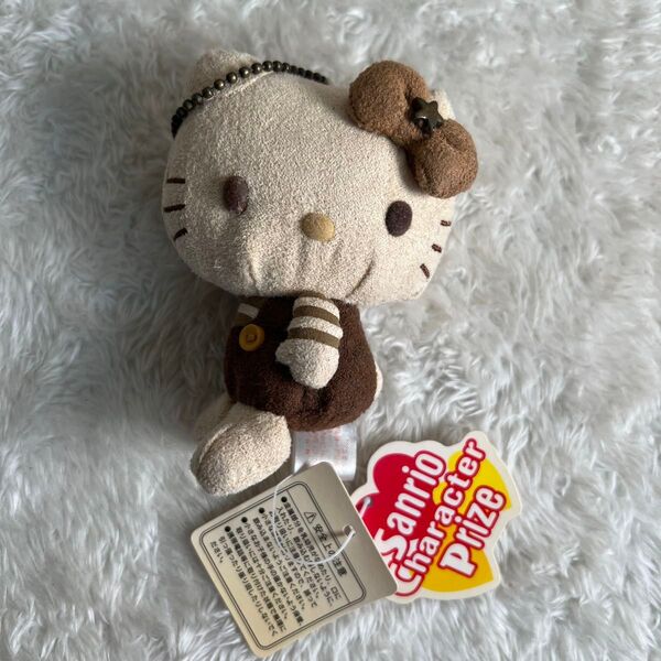 レトロ キティちゃん セピア マスコットキーホルダー