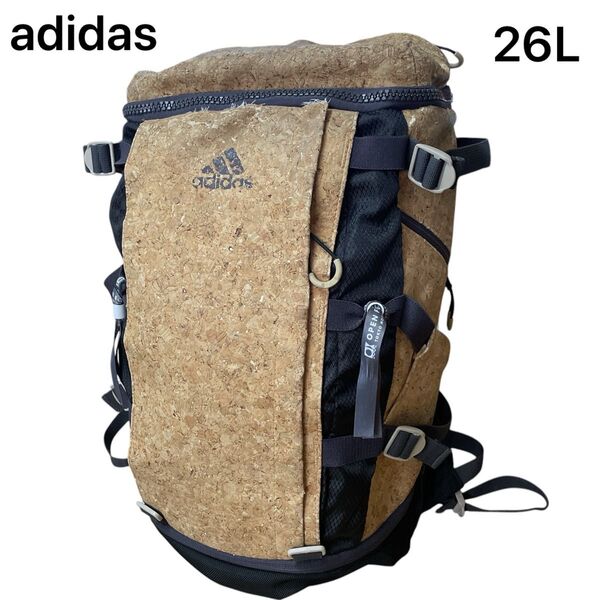 【即日出荷】adidas アディダス バックパック コルク 26L 旅行 出張 大容量 レア リュックサック ラスト
