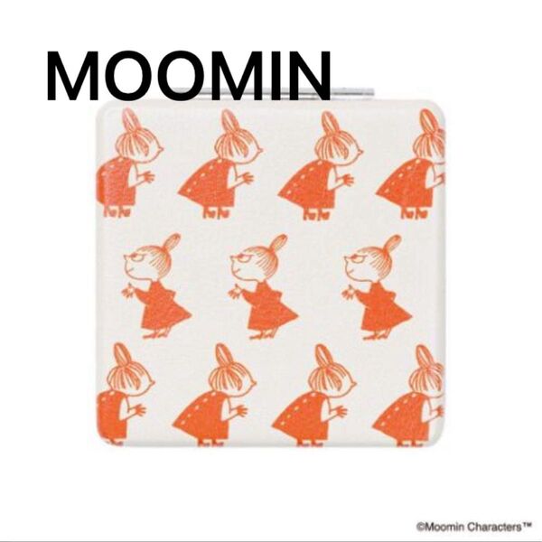 手鏡 ムーミン コンパクトミラー MOOMIN REPEAT リトルミイ 北欧 拡大鏡 折りたたみミラー