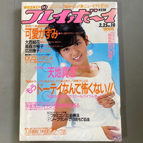 週刊プレイボーイ 1986年2月25日号 No.10 特大号