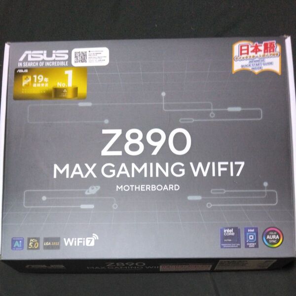 ASUS Z890 GAMING WIFI 7 動作確認済み